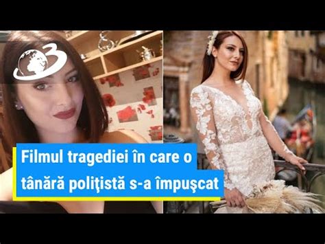 Filmul tragediei în care o tânără poliţistă s